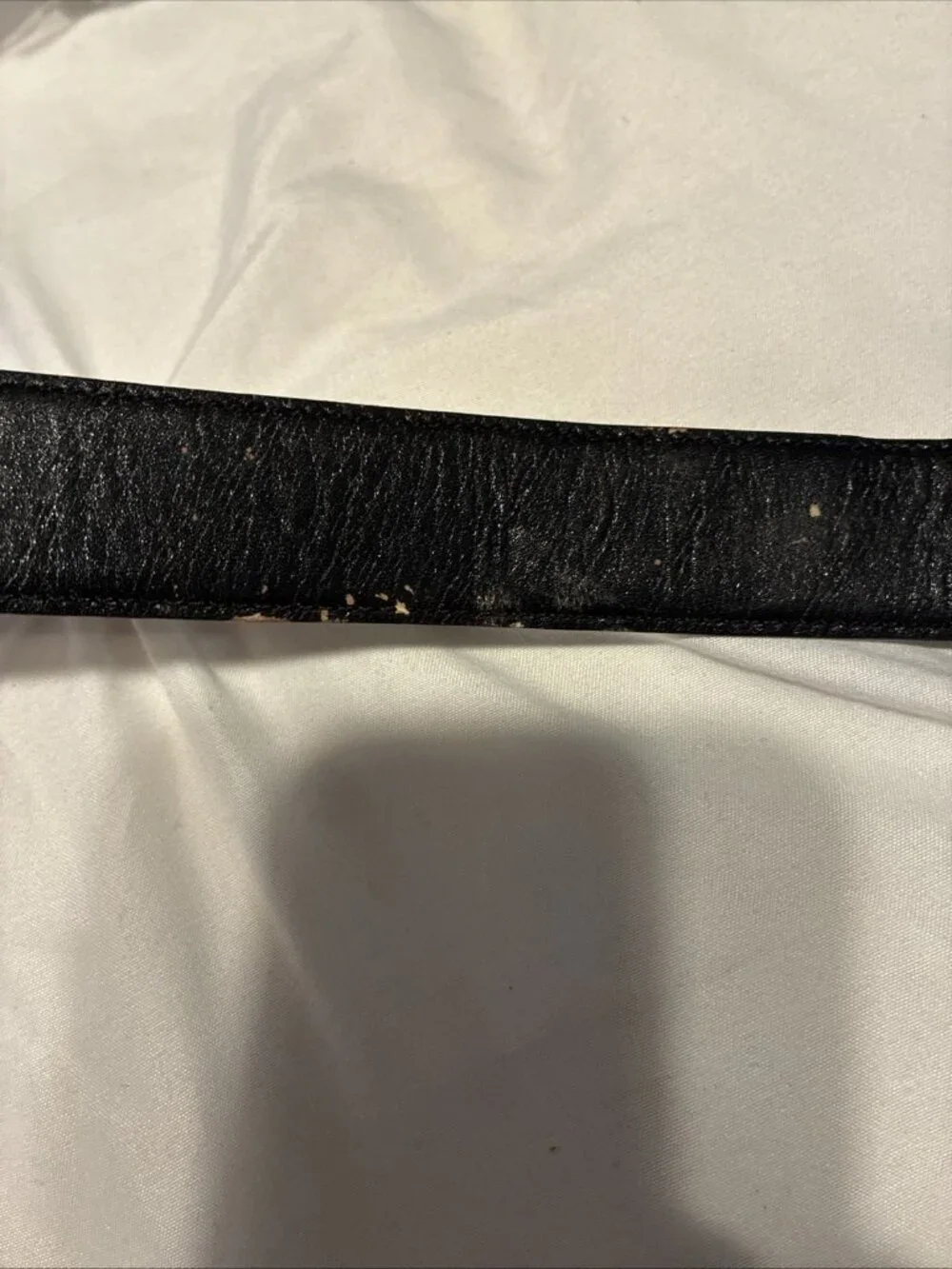 Pierre Cardin Authentic Vintage Solid Black Calfskin Leather Belt 38 / 95 Spain